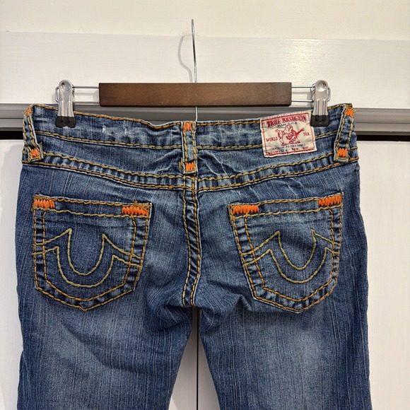 VTG Y2K True Religion Size 30 Women's JOEY Jeans 04503, MADE IN USA - Picture 2 of 9